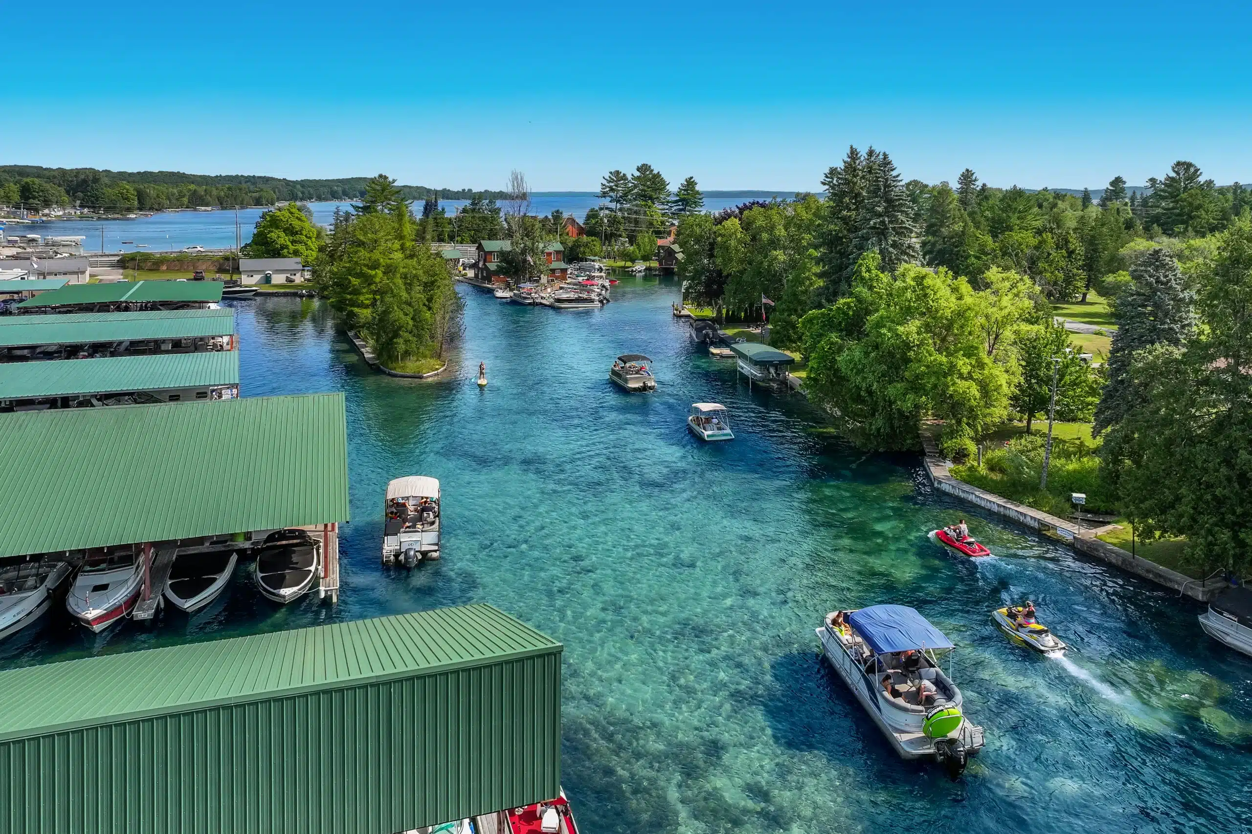 Pontoon Boat Rentals on Torch Lake